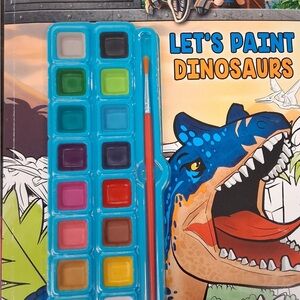 Lego Jurassic World Paint Book New